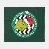 Couverture Polaire Ce ne serait pas les vacances sans Grinch (Devant (Horizontal))