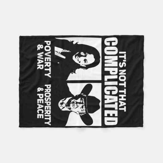 Couverture Polaire Ce N'Est Pas Si Compliqué Kamala Pauvreté & amp ;  (Devant (Horizontal))