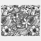 Couverture Polaire Ce n'est pas toujours les tatouages polynésiens (Devant (Horizontal))