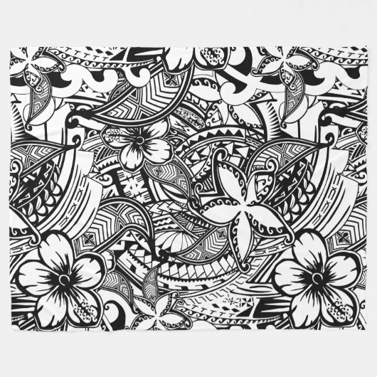 Couverture Polaire Ce n'est pas toujours les tatouages polynésiens (Devant (Horizontal))