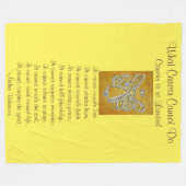 Couverture Polaire Ce que le cancer ne peut pas faire Angel Chemo Cou (Devant (Horizontal))