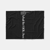 Couverture Polaire Ce que Walkie Talkie Over Funny Radio (Devant (Horizontal))