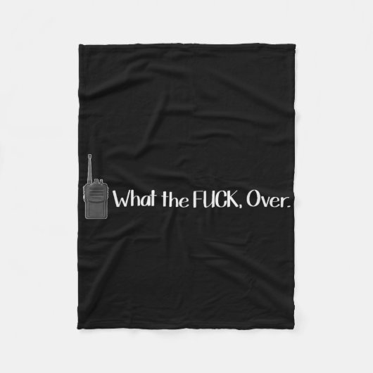 Couverture Polaire Ce que Walkie Talkie Over Funny Radio (Devant)