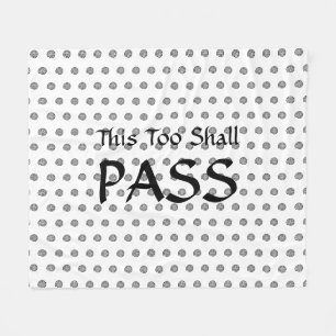 Couverture Polaire Ce Trop Shop Pass, Blanc et Noir