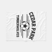 Couverture Polaire Cedar Park Timberwolves Soccer Ll 2025  (Devant (Horizontal))