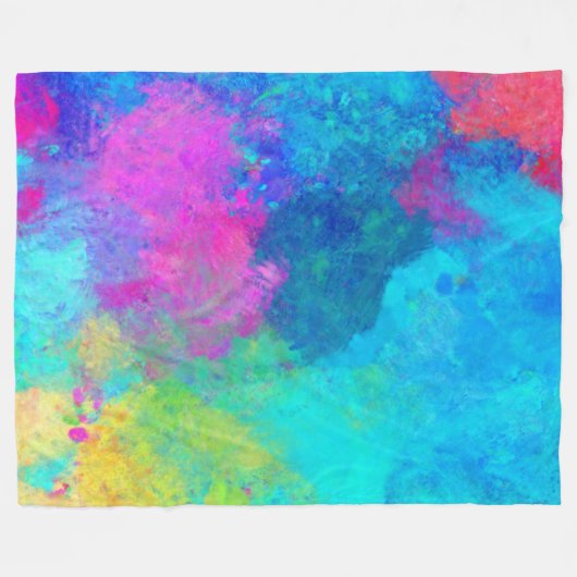 Couverture Polaire Ceinture arc-en-ciel (Devant (Horizontal))