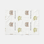 Couverture Polaire Ceinture avec chats (Devant (Horizontal))