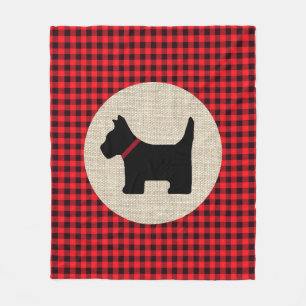 Couverture Polaire Ceinture de la flotte de Chien écossais