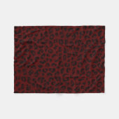 Couverture Polaire Ceinture de polaire léopard rouge (Devant (Horizontal))