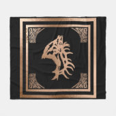 Couverture Polaire Ceinture en polaire en Elk Bull (Devant (Horizontal))