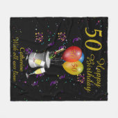 Couverture Polaire Célébration du 50e anniversaire Black Gold (Devant (Horizontal))