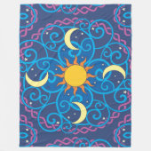 Couverture Polaire Céleste Mandala Fleece Blanket (Devant)