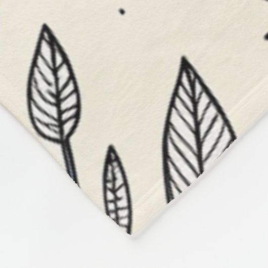 Couverture Polaire Celestial Botanical Pattern (4) (Coin)