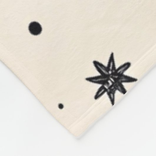 Couverture Polaire Celestial Botanical Pattern (5) (Coin)