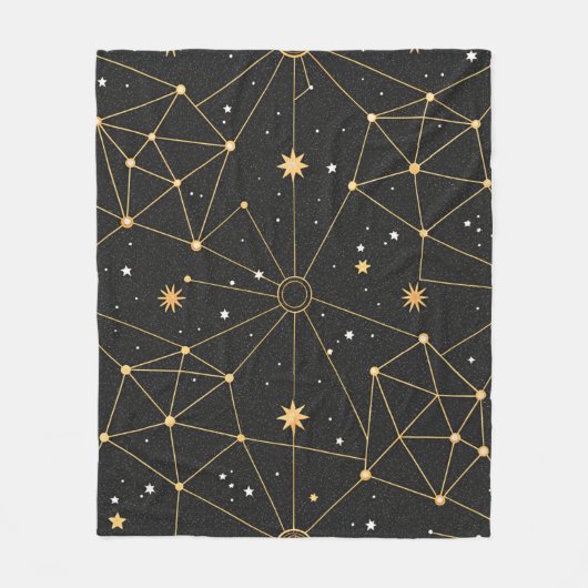 Couverture Polaire Celestial Constellation Star Pattern (3) (Devant)