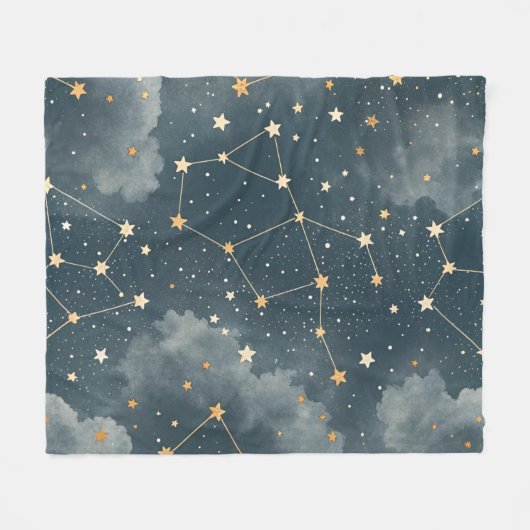 Couverture Polaire Celestial Constellation Star Pattern (4) (Devant (Horizontal))
