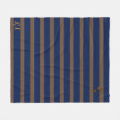 Couverture Polaire Celestial Scholar Blue Fleece Blanket (Devant (Horizontal))