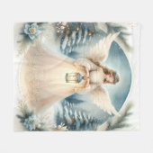 Couverture Polaire Celestial Winter Angel Lantern of Hope (Devant (Horizontal))