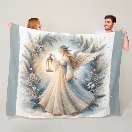 Couverture Polaire Celestial Winter Angel Lantern of Peace (En situation)