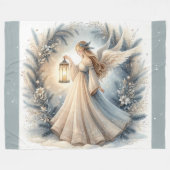 Couverture Polaire Celestial Winter Angel Lantern of Peace (Devant (Horizontal))