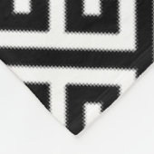 Couverture Polaire Célibataire noir et blanc (Coin)