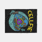 Couverture Polaire Cell Fie Funny Science Biology Teacher (Devant (Horizontal))