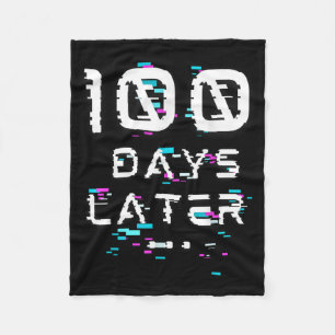 Couverture Polaire Cent Jours Plus Tard 100E Jour D'École Glitch