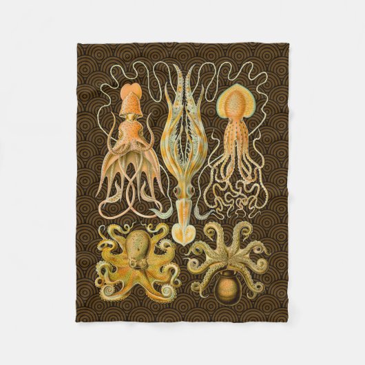 Couverture Polaire Cephalopod poulpe calmar Nature marine (Devant)
