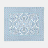 Couverture Polaire Céramique Lace bleu clair (Devant (Horizontal))