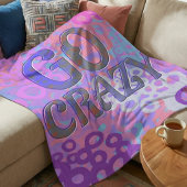 Couverture Polaire Cercle chevauchant de couleur vive