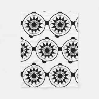 Couverture Polaire Cercle de culture géométrique futuriste Mandala