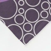 Couverture Polaire Cercle de points Polka de la Cute Abstraite (Coin)