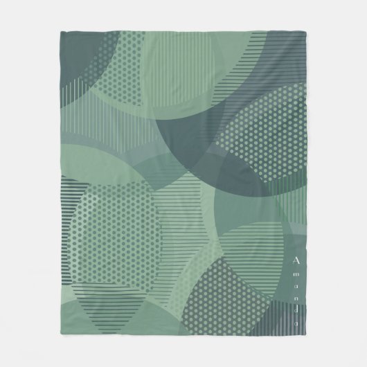Couverture Polaire Cercle Motif II (Devant)
