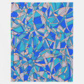 Couverture Polaire Cercles Abstraits (Devant)