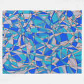 Couverture Polaire Cercles Abstraits (Devant (Horizontal))