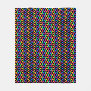 Couverture Polaire Cercles arc-en-ciel