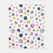 Couverture Polaire Cercles colorés (Devant)