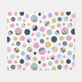 Couverture Polaire Cercles colorés (Devant (Horizontal))