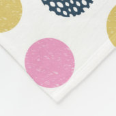 Couverture Polaire Cercles colorés (Coin)