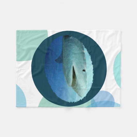 Couverture Polaire Cercles de requins (Devant (Horizontal))