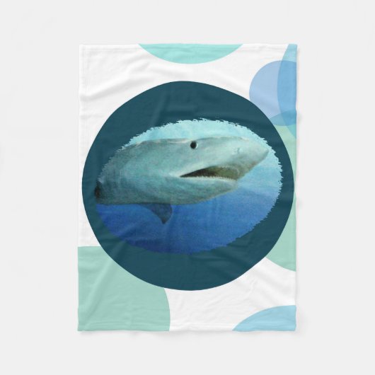 Couverture Polaire Cercles de requins (Devant)