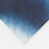 Couverture Polaire Cercles d'impression d'aquarelle Indigio (Coin)