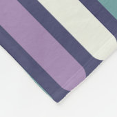 Couverture Polaire Cercles du milieu du siècle Lignes pourpres Turquo (Coin)