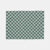 Couverture Polaire Cercles gris de combinaison par Shirley Taylor (Devant (Horizontal))