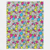 Couverture Polaire Cercles Motif 210819 - Couleurs 01 (Devant)