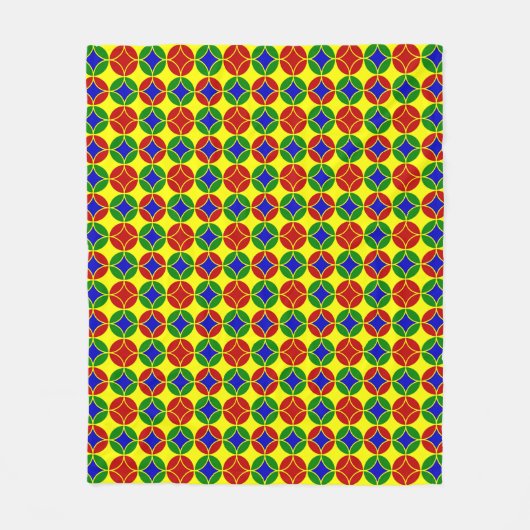 Couverture Polaire Cercles primaires-01-FLEECE BLANKET M (Devant)