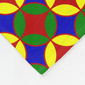 Couverture Polaire Cercles primaires-04-FLEECE BLANKET M (Coin)