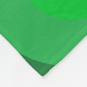 Couverture Polaire Cercles verts rétro (Coin)