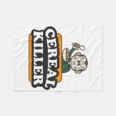 Couverture Polaire Cereal Killer Food Pun Humour Costume Amusant Hall (Devant (Horizontal))