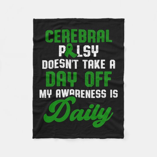 Couverture Polaire Cérébral Palsy Cp Sensibilisation Guerrier Surv (Devant)